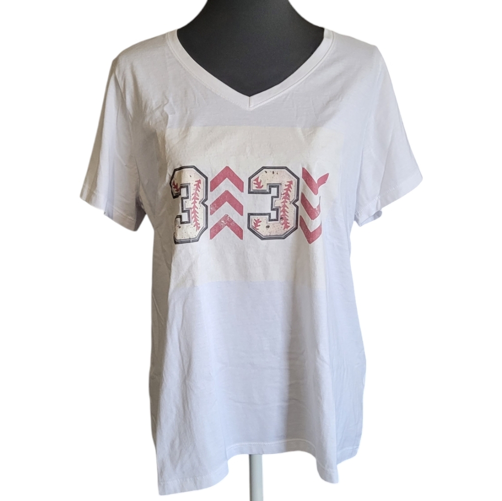 Time and Tru graphic short sleeve tee Size XXL (20)
